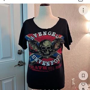 Avenged Sevenfold Black Graphic Tee